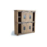 thumbnail of Alacena de estilo industrial en madera de mango y toques en metal