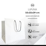 thumbnail of Boutique-Tasche für Gastronomen Lupuna Kordelgriffe Papier 32 + 22 x 29 cm je 120 - Gimex