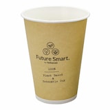 thumbnail of 500x Huhtamaki BIO Automatenbecher Kaffeebecher Pappe Future Smart 180 ml