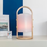 thumbnail of Lumisky Lampe enceinte bluetooth multicolore WOODY PLAY H37cm Bois Bois