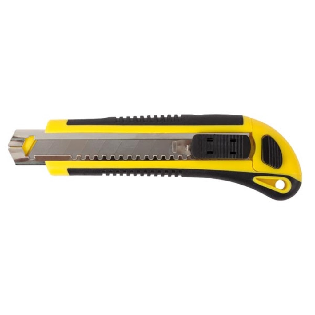Toolland Desaprate un cuchillo de utilidad de cuchilla, plástico, 18 mm