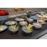 thumbnail of Menash - Mini plato alargado Nassandhura de 13,7x9x2cm en melamina color turquesa.