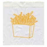 thumbnail of 900x Pommes-Frites Beutel bedruckt 100x50x110mm mit Seitenfalten
