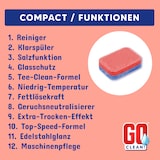 thumbnail of 4,5 kg ca. 250 Stück GO clean! Compact 18g Spülmaschinentabs in Aufreißfolie