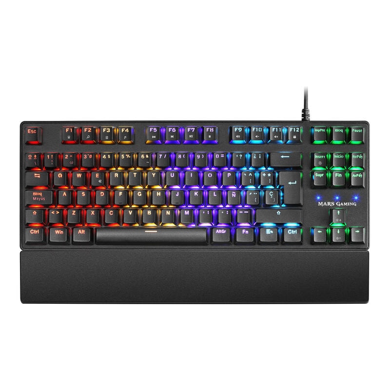 Teclado mecânico para jogos Mars Gaming Mkxtklres Switch Vermelho