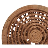 thumbnail of Mesa de apoio HWC-M31, mesa de flores, mesa de café em vime, redonda 43x38x38cm, vime Kubu natural