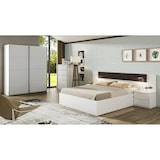 thumbnail of Dmora Guardaroba Ponce, Armadio per camera da letto a 2 ante scorrevoli, Mobile con barra appendiabiti e 2 ripiani, 150x60h200 cm, Bianco