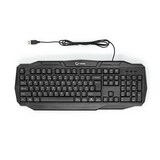 thumbnail of Nedis Wired Gaming Keyboard - USB 2.0 - Folientasten - LED - US international - US-Layout - Stromversorgung über USB - Netzkabellänge: 1.50 m - Gaming