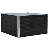 thumbnail of vidaXL Hochbeet 100×100×45 cm Verzinkter Stahl Anthrazit