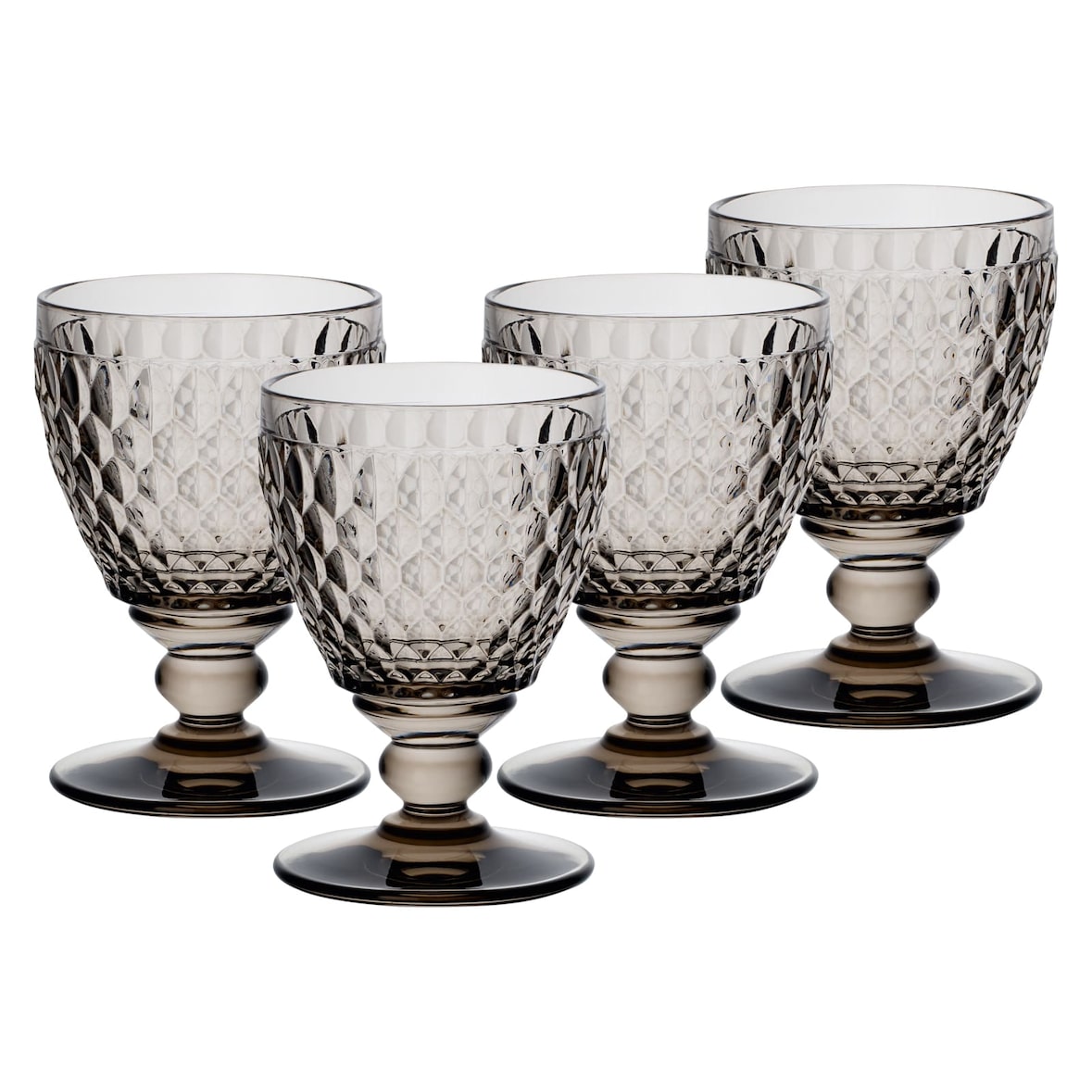 Villeroy & Boch Boston Coloured Weißweinglas 230 ml smoke 4er Set