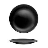 thumbnail of Plato Llano Round Glam Negro 28 cm 12 unidades