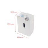 thumbnail of Destructora de documentos HSM shredstar X15, nivel de seguridad 4, corte en partículas, 15 hojas