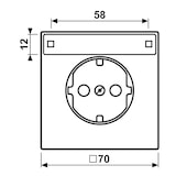 thumbnail of Jung Zentralplatte ES 2520 NA PL ES2520NAPL