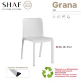 thumbnail of SP Berner - Pack de 6 Sillas Grana - Apilables, Ergonómicas y Resistentes - Blanco