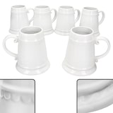 thumbnail of 6er Set Residenz-Krug mit Henkel 0,5 Liter konisch Keramik