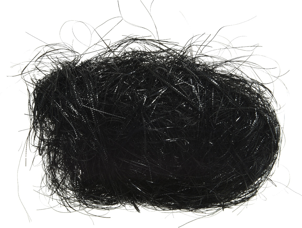 Lametta Engelshaar Feenhaar Weihnachtsdeko Christbaumschmuck Partydeko Schwarz