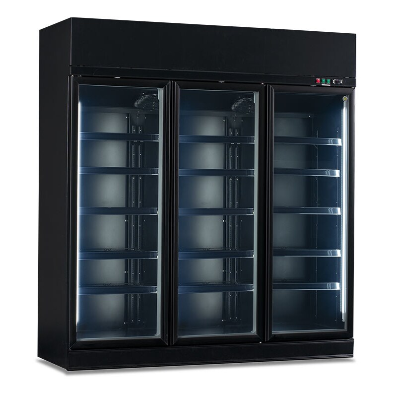 VISIOPLUS 190 3P NOIR / NOIR  - Vitrines positives à groupe logé -LMC EUROCOLD - 4012022