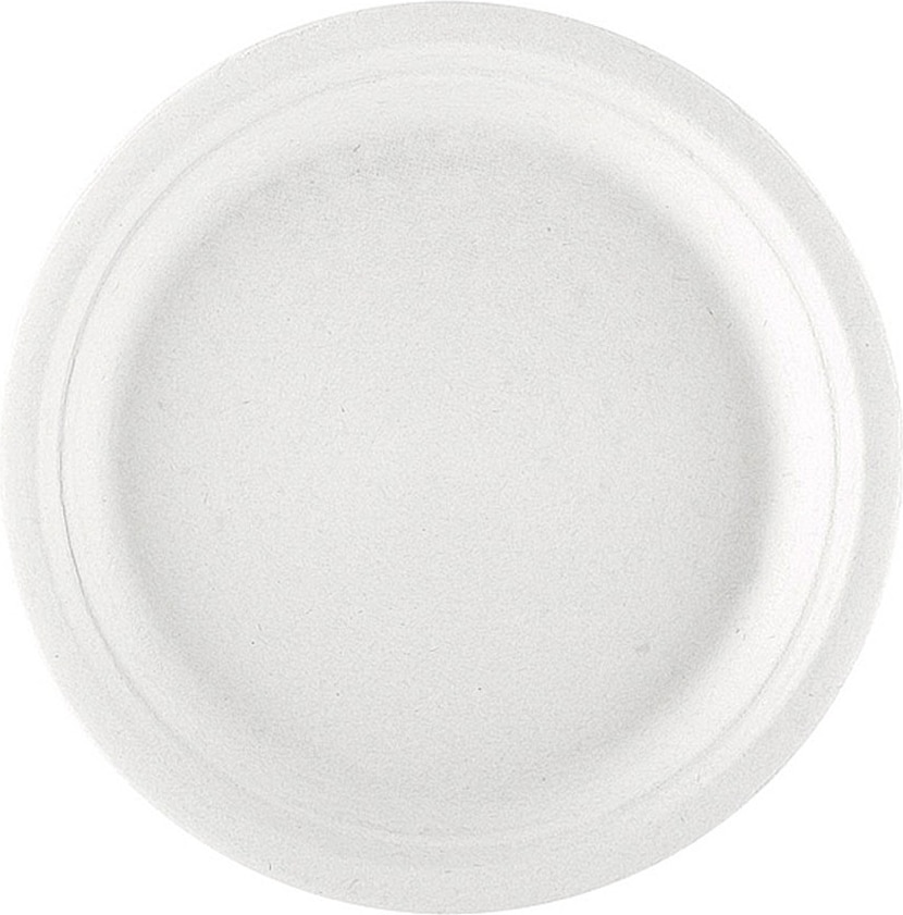 Pratos Ø 22cm Cana de Açucar Cor Natural 50un