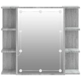 thumbnail of vidaXL Spiegelschrank mit LED Grau Sonoma 70x16,5x60 cm