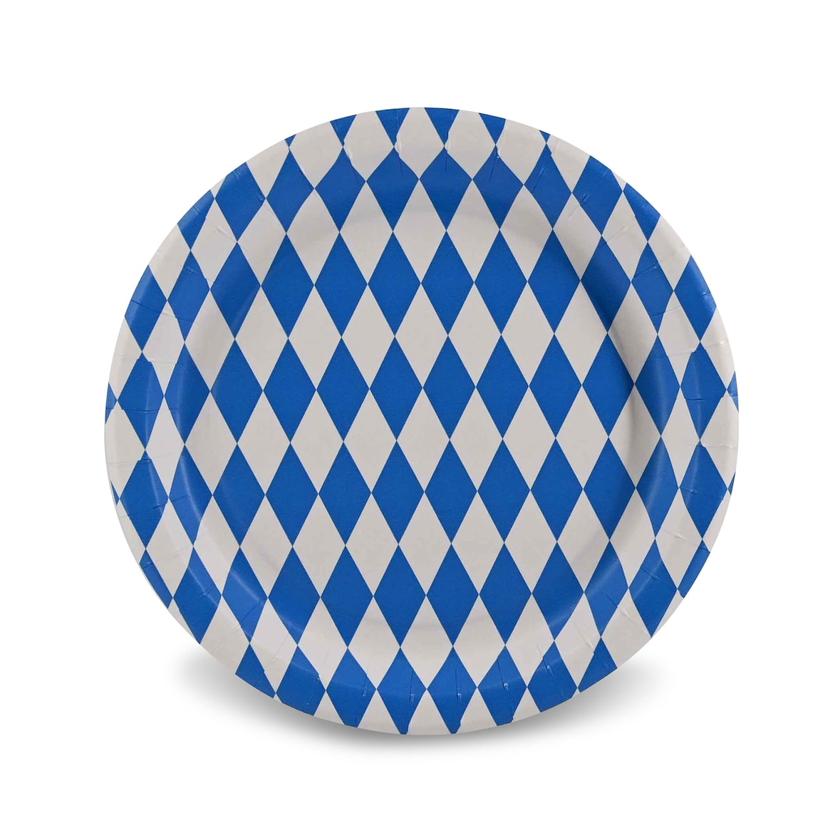 HEKU 100 Stück Einwegteller Papierteller - Papierteller für Oktoberfest Deko, Wiesn-Accessoires, nachhaltig, wiederverwertbar, stilvolles Design