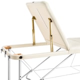 thumbnail of 3 Zonen Massageliege mit 5cm Polsterung und Aluminiumgestellbeige