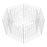 thumbnail of vidaXL Sechseckiges Gabionen-Hochbeet 100×90×50 cm