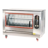 thumbnail of Cleiton® Asador de Pollos Eléctrico Horizontal para 12 Pollos de 103x60 cm en Acero Inoxidable con 1 Espada | Temperatura max 300°C - 6200W