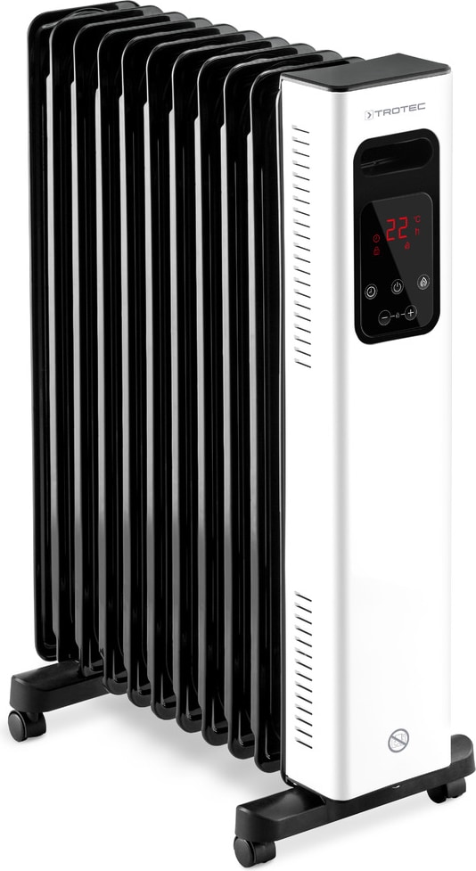 TROTEC Ölradiator TRH 28 E | Heizgerät mit 2.500 W Heizleistung + Thermostatsteuerung