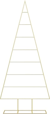 thumbnail of vidaXL Metall Weihnachtsbaum Gold 180cm Pulverbeschichteter Stahl
