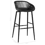 thumbnail of vidaXL Barstoelen 4 st zwart