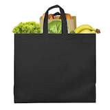 thumbnail of MONOUSO - Große Vliesstofftasche PREMIUM Schwarz 45+20x40cm (25 Stück)