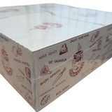 thumbnail of 1700 Dönertüten / Dönertaschen 16 x 16 cm weiß bedruckt – in Spenderkartons 4 kg