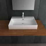 thumbnail of Alpenberger Waschbecken Keramik rechteckig- mit Überlauf