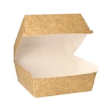thumbnail of PAPSTAR, Hamburgerbox, karton van verse houtvezels 8 cm x 10,5 cm x 11,5 cm