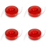 thumbnail of EBERTH 4x Fadenkopf Ersatzteil für Rasentrimmer, 3mm Faden, 2,3m Länge, Tippautomatik, M10 x 1,25 Gewinde