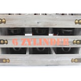 thumbnail of Bierträger mit Flaschenöffner Flaschenträger 6 Zylinder 93540 Bierkiste Holz