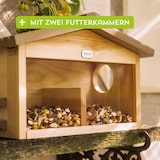 thumbnail of Futterstation Eichhhörnchen Knabber und KnusperKiefer FSC 100 %, 39x21x25 cm