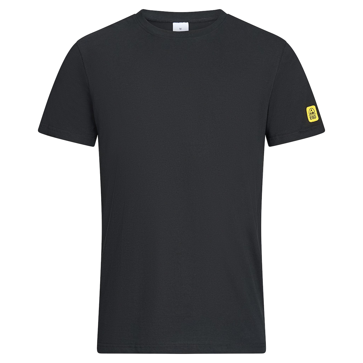 ESD-T-Shirt mit Rundhals, Eco Line, schwarz, L