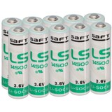 thumbnail of 10x Saft Lithium 3,6V Batterie LS14500 AA - Zelle