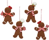 thumbnail of 1 Christbaumschmuck Filz 11cm Lebkuchenmann Figur zum Aufhängen - Weihnachtsbaum Anhänger Weihnachten Weihnachtsbaumschmuck bruchfest Männchen Braun