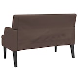 thumbnail of vidaXL Sitzbank mit Rückenlehne Braun 112x65,5x75 cm Kunstleder