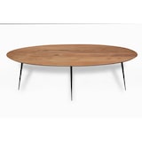 thumbnail of SIT Möbel Couchtisch oval | Tischplatte Akazie | Beine Metall | B 150 x T 60 x H 45 cm | natur | 01053-27 | Serie THIS & THAT