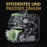 thumbnail of BEITZ BS-950A Geldzählmaschine für Scheine + BS-P30 Thermodrucker | Banknotenzähler mit 2-Taschen | 9-facher Falschgelderkennung & Druckfunktion