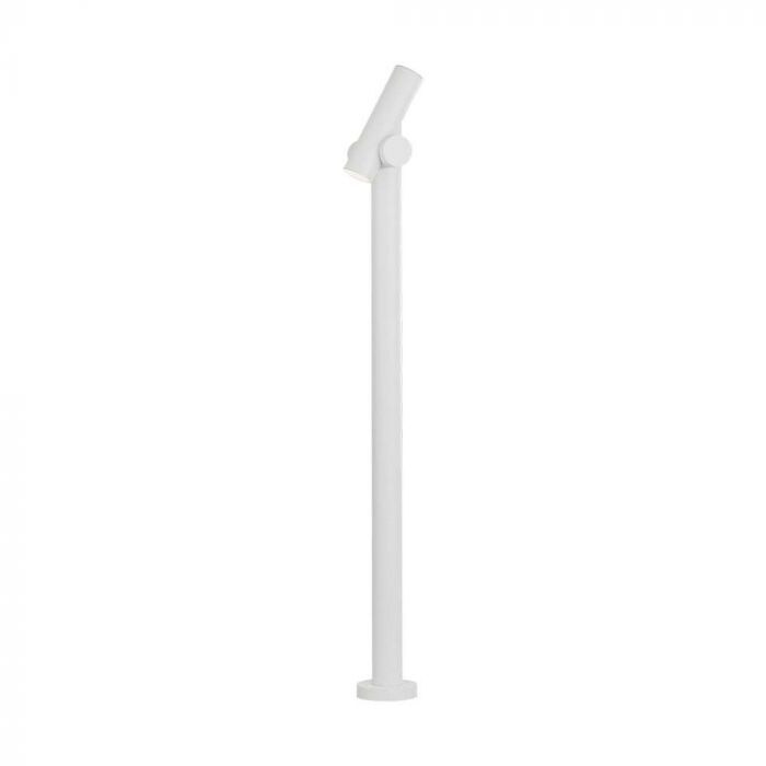 V-TAC VT-1187-W   Buitenpaal Lamp - IP44 - Witte Lamp - 4W - 390 Lumen - 4000K