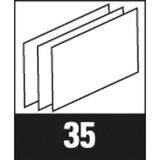 thumbnail of Hängekorb 2052 für DIN A4 transluzent schwarz