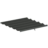 thumbnail of Outsunny cubierta para pérgola 2,5x2,55 m techo de repuesto retráctil para marco de pérgola de 3x3 m toldo de tela solo con 10 orificios de drenaje