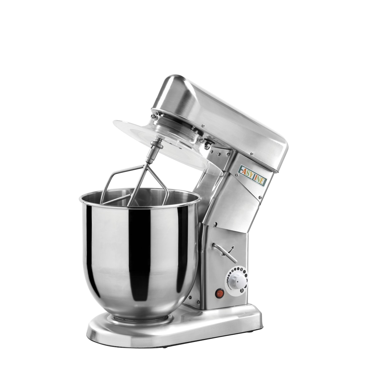 Impastatrice Planetaria 7 litri con regolatore di velocità. Struttura in acciaio Inox. EasyLine by FIMAR modello SLB7