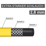 thumbnail of Gartenschlauch Wasserschlauch Bewässerungsschlauch Schlauch gelb 1/2` Zoll 50m