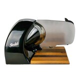 thumbnail of Berkel Home Line 250 Schwarz, Premium-Aufschnittmaschine mit Einlegebrett aus alten Weinfässern
