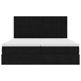 thumbnail of vidaXL Ottoman-Bett mit Matratzen Schwarz 180x200 cm Samt